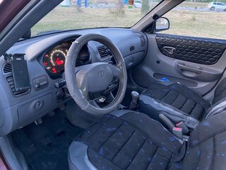 2006 Hyundai Accent ТагАЗ II, красный, 400000 рублей, вид 5
