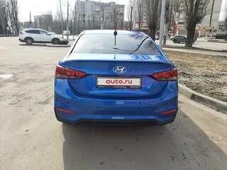2018 Hyundai Solaris II, синий, 1400000 рублей, вид 3