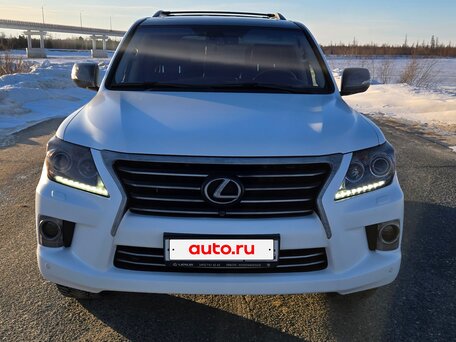 2013 Lexus LX 570 III Рестайлинг, белый, 3500000 рублей, вид 2