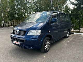 2009 Volkswagen Caravelle SWB T5, синий, 1400000 рублей, вид 1