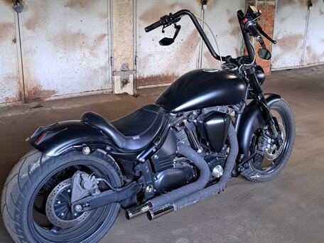 2005 Yamaha XV 1700 Warrior, чёрный, 895000 рублей, вид 3