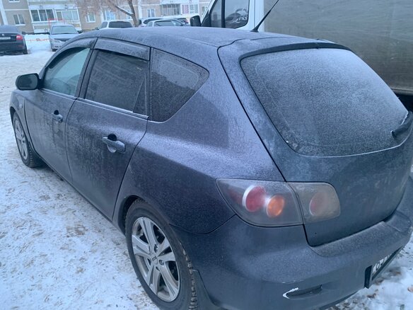 2008 Mazda 3 I (BK) Рестайлинг, серый, 850000 рублей - вид 7