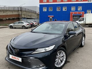 2018 Toyota Camry VIII (XV70), синий, 2999999 рублей, вид 1