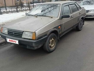 2002 Lada (ВАЗ) 21099, серебристый, 125000 рублей, вид 1