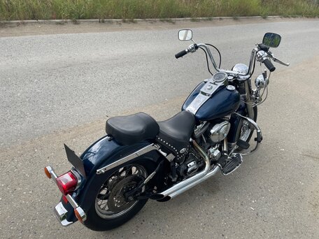2000 Harley-Davidson Softail Standard, синий, 620000 рублей, вид 3