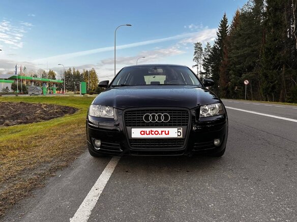 2005 Audi A3 II (8P) Рестайлинг 1, чёрный, 746421 рублей - вид 1
