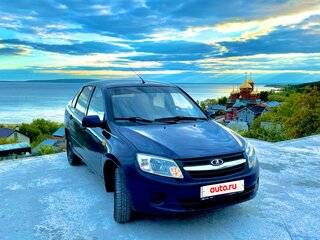 2012 Lada (ВАЗ) Granta I, синий, 350000 рублей, вид 1