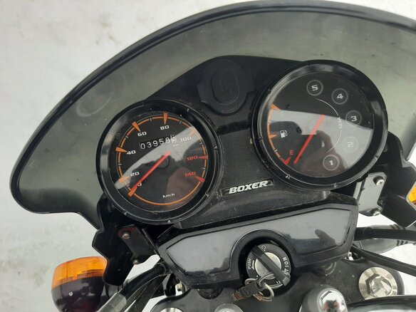2021 Bajaj Boxer BM 150, чёрный, 110000 рублей - вид 3