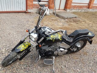 2004 Yamaha XVS400 Drag Star, чёрный, 350000 рублей, вид 4