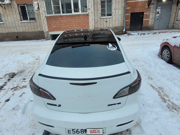 2011 Mazda 3 II (BL) Рестайлинг, белый, 690000 рублей - вид 5