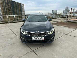 2019 Kia Optima IV Рестайлинг, синий, 1370000 рублей, вид 2