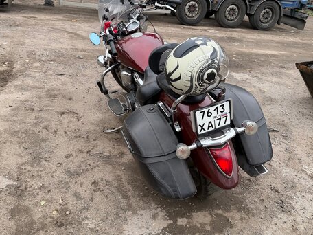 2007 Yamaha XVS1300, красный, 550000 рублей, вид 3