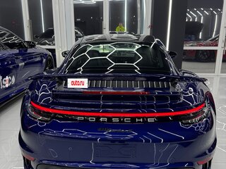 2021 Porsche 911 Turbo S VIII (992), синий, 32000000 рублей, вид 4