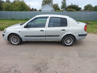 2002 Renault Symbol I Рестайлинг, серый, 180000 рублей, вид 3