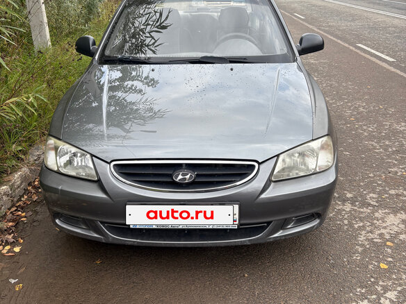 2007 Hyundai Accent ТагАЗ II, серый, 400000 рублей
