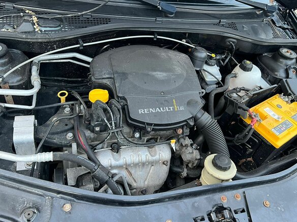 2009 Renault Logan I, чёрный, 390000 рублей - вид 8