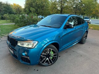 2017 BMW X4 M40i I (F26), синий, 4350000 рублей, вид 2