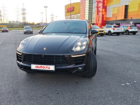 2017 Porsche Macan S I, коричневый, вид 1