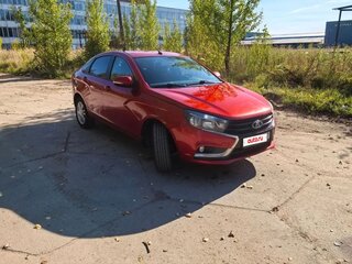2016 Lada (ВАЗ) Vesta I, красный, 590000 рублей, вид 4