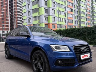 2016 Audi Q5 I (8R) Рестайлинг, синий, 2200000 рублей, вид 3