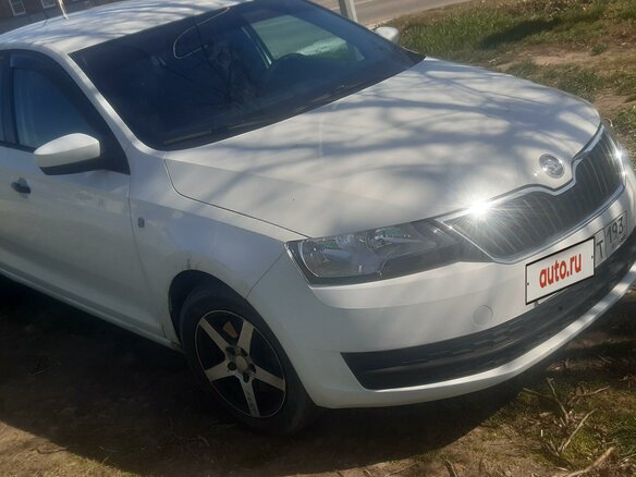 2014 Skoda Rapid I, белый, 780000 рублей
