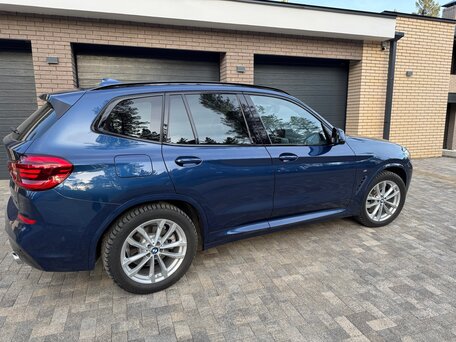 2021 BMW X3 20d xDrive III (G01), синий, 4700000 рублей, вид 3