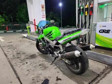 2001 Honda VTR 1000, зелёный, 360000 рублей, вид 2