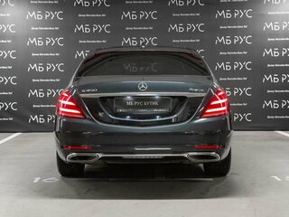 2018 Mercedes-Benz S-Класс 450 Long VI (W222, C217) Рестайлинг, чёрный, 4450000 рублей, вид 4