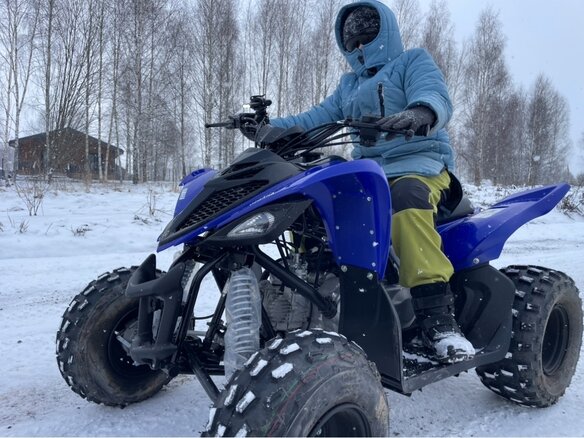 2021 Yamaha Raptor YFM90, синий, 465000 рублей