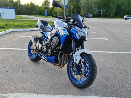 2020 Kawasaki Z 900, синий, 780000 рублей, вид 4