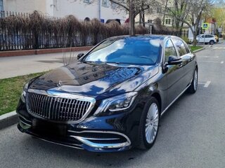 2017 Mercedes-Benz Maybach S-Класс 500 I (X222), чёрный, 4250000 рублей, вид 1