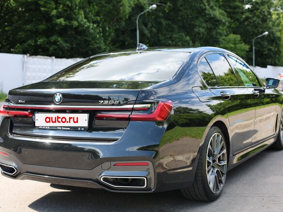 2020 BMW 7 серии 730d xDrive VI (G11/G12) Рестайлинг, чёрный, 9000000 рублей - вид 9