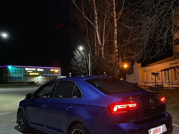 2020 Volkswagen Polo VI, синий, 1800000 рублей - вид 8