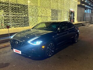 2020 Hyundai Sonata VIII (DN8), синий, 1650000 рублей, вид 4