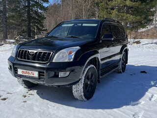 2007 Toyota Land Cruiser Prado 5-speed 120 Series Рестайлинг, чёрный, 2599999 рублей, вид 1
