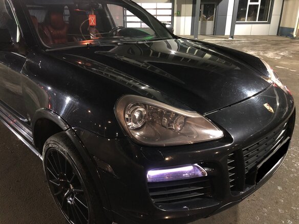 2007 Porsche Cayenne Turbo I Рестайлинг (957), чёрный, 1500000 рублей - вид 26
