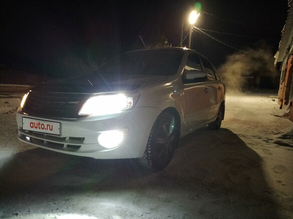 2014 Lada (ВАЗ) Granta I, белый, 440000 рублей - вид 1