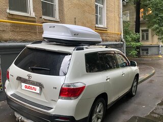 2010 Toyota Highlander II (XU40) Рестайлинг, белый, 1670000 рублей, вид 3