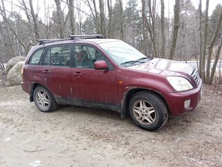 2007 Chery Tiggo (T11) I, красный, 300000 рублей, вид 3