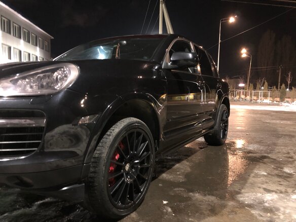 2007 Porsche Cayenne Turbo I Рестайлинг (957), чёрный, 1500000 рублей - вид 30