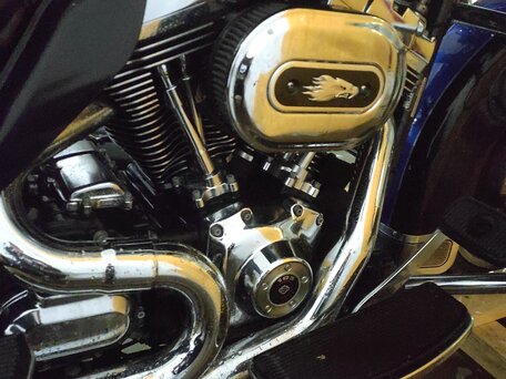 2010 Harley-Davidson Electra Glide, синий, 1150000 рублей, вид 2