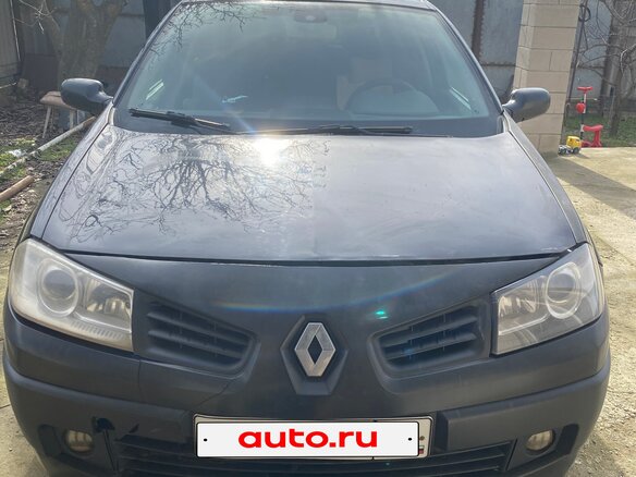 2008 Renault Megane II Рестайлинг, чёрный, 370000 рублей