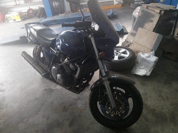 1994 Honda CB 400F, синий, 220000 рублей - вид 3