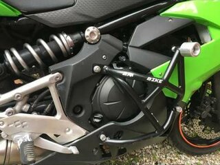2012 Kawasaki ER-4F (Ninja 400R), зелёный, 520000 рублей, вид 1