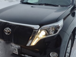 2017 Toyota Land Cruiser Prado 150 Series Рестайлинг 1, чёрный, 4450000 рублей, вид 3