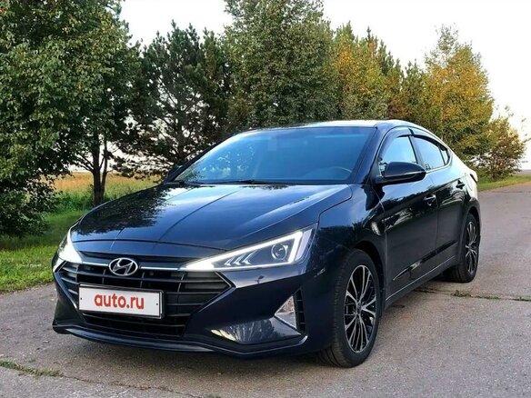 2019 Hyundai Elantra VI (AD) Рестайлинг, синий, 1835000 рублей - вид 17