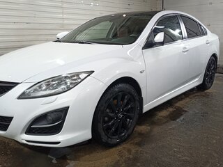 2011 Mazda 6 II (GH) Рестайлинг, белый, 890000 рублей, вид 1