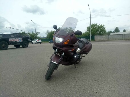 1999 Honda NT650V Deauville, пурпурный, 360000 рублей, вид 2