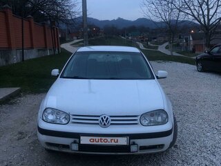 1999 Volkswagen Golf IV, белый, 130000 рублей, вид 4