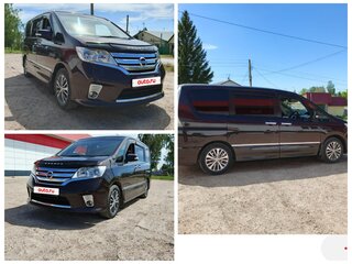 2011 Nissan Serena IV (C26), фиолетовый, 1550000 рублей, вид 3